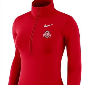 Ohio State Nike dri fit quarter zip